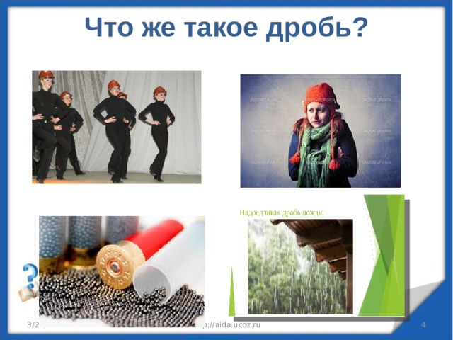 Что же такое дробь?   3/22/21  http://aida.ucoz.ru 