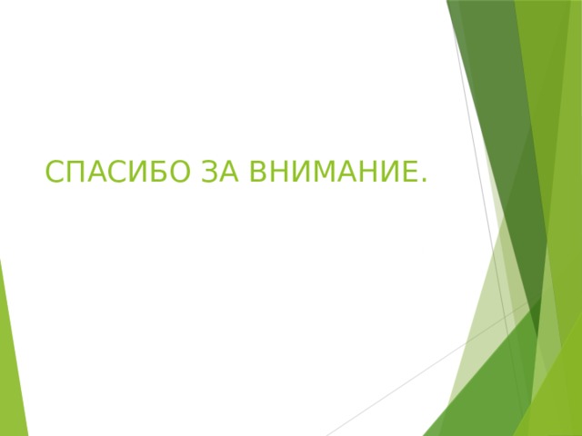 СПАСИБО ЗА ВНИМАНИЕ. 