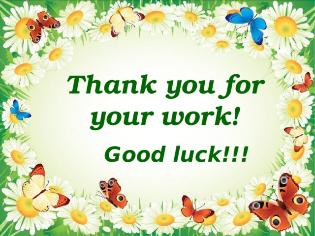 Thank you for your work! Good luck!!! 