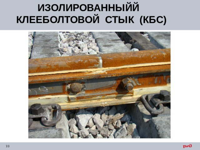 ИЗОЛИРОВАННЫЙЙ  КЛЕЕБОЛТОВОЙ СТЫК (КБС)     