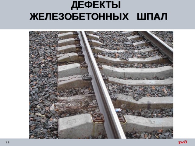 ДЕФЕКТЫ ЖЕЛЕЗОБЕТОННЫХ ШПАЛ  