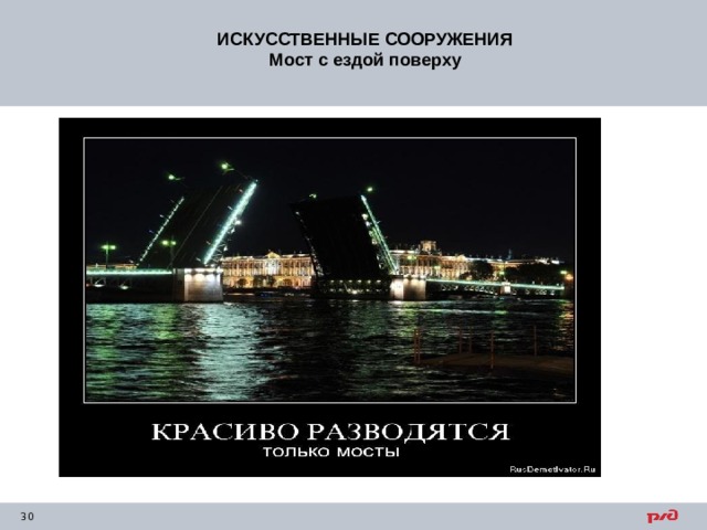 ИСКУССТВЕННЫЕ СООРУЖЕНИЯ Мост с ездой поверху 