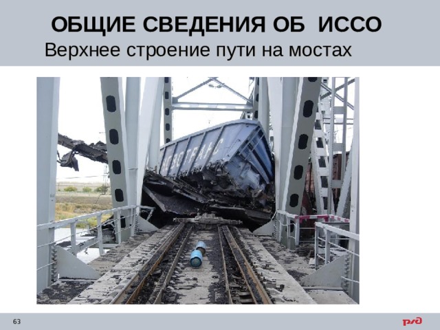 ОБЩИЕ СВЕДЕНИЯ ОБ ИССО Верхнее строение пути на мостах 