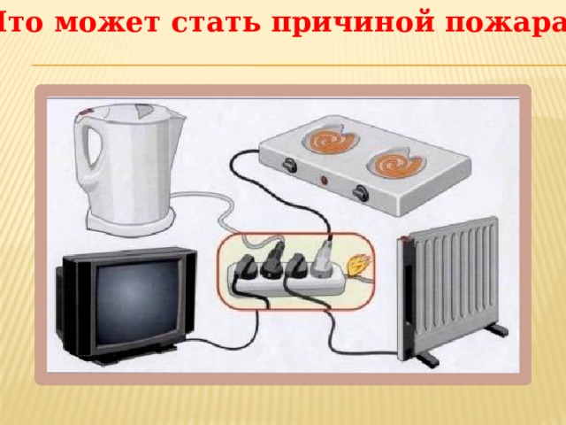 Что может стать причиной пожара? 