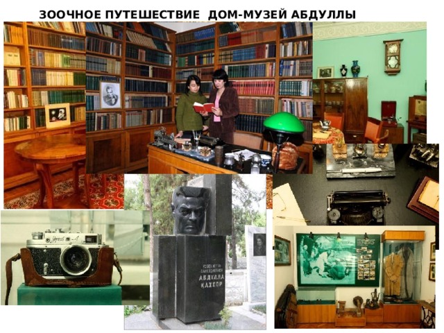 ЗООЧНОЕ Путешествие ДОМ-МУЗЕЙ АБДУЛЛЫ КАХХАРА. 