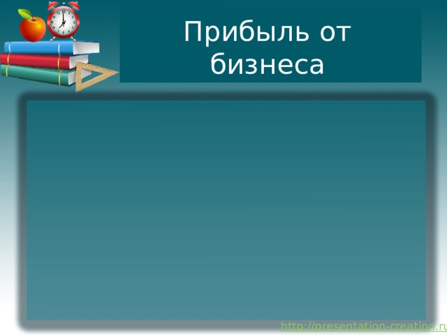 Прибыль от бизнеса 