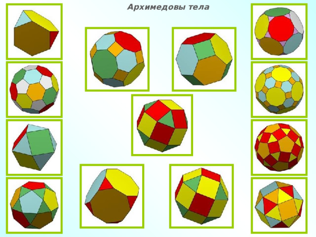 Архимедовы тела 