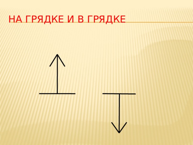 На грядке и в грядке 