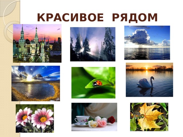 КРАСИВОЕ РЯДОМ 