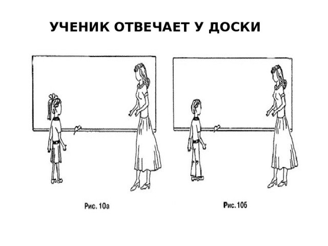 УЧЕНИК ОТВЕЧАЕТ У ДОСКИ 