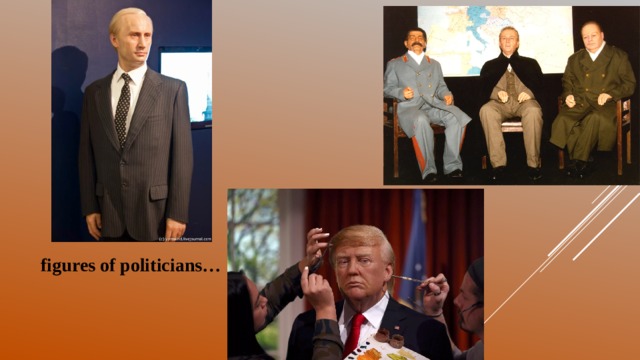 figures of politicians…   