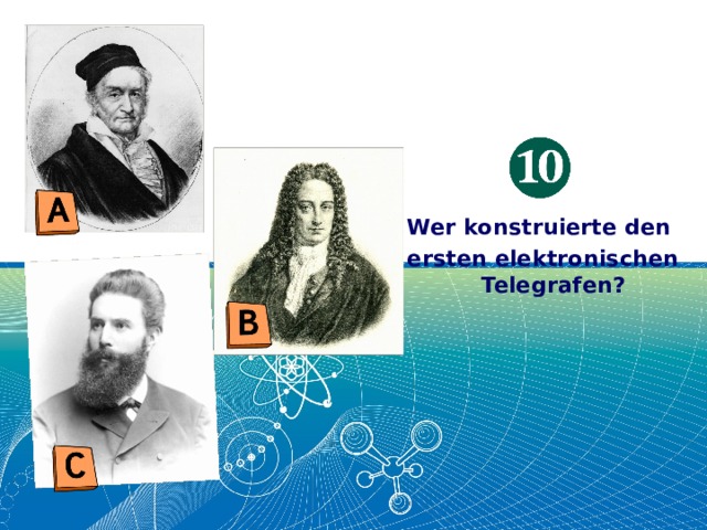 Wer konstruierte den ersten elektronischen Telegrafen? 