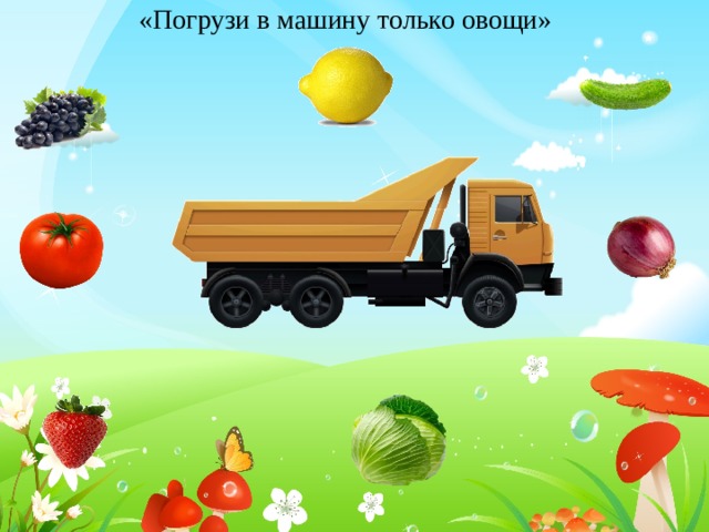 «Погрузи в машину только овощи» 