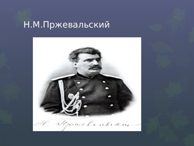 Н.М.Пржевальский 