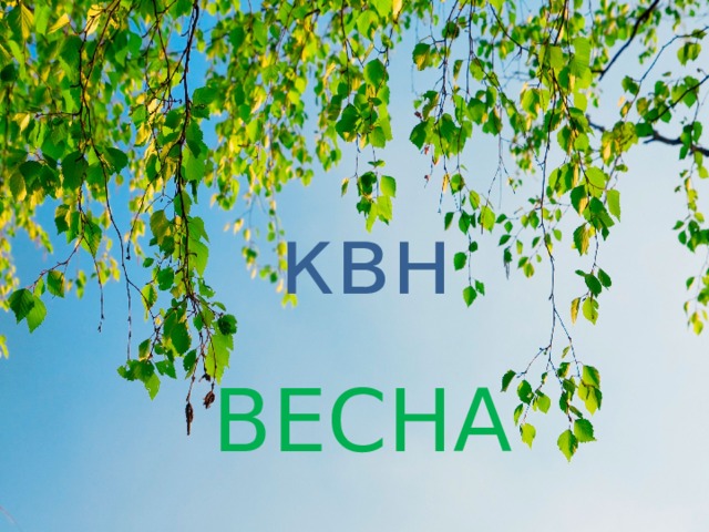 квн ВЕСНА 