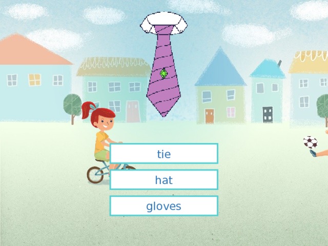 tie hat gloves 