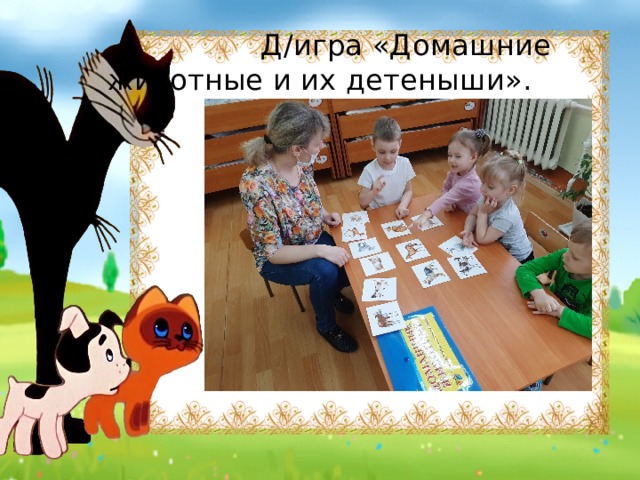  Д/игра «Домашние животные и их детеныши». 