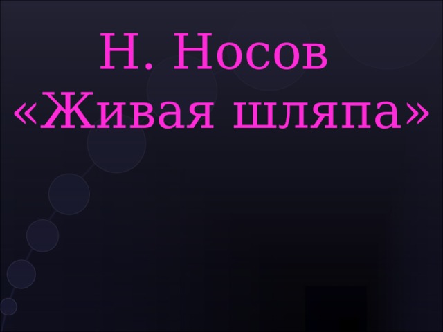  Н. Носов  «Живая шляпа» 