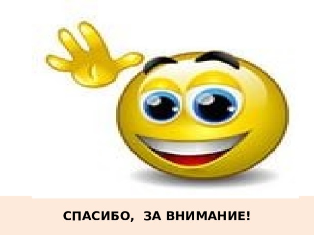 СПАСИБО, ЗА ВНИМАНИЕ! 