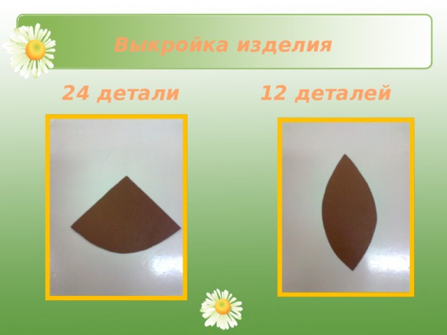 Выкройка изделия 24 детали 12 деталей 