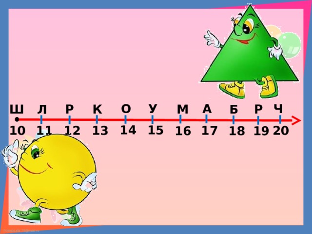 О У Ч А К Р Л Ш Б М Р 15 14 20 17 13 12 11 10 16 18 19 