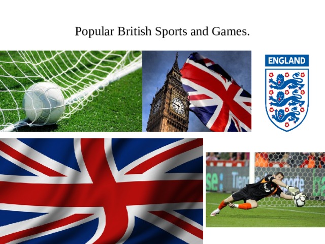Popular British Sports and Games. 