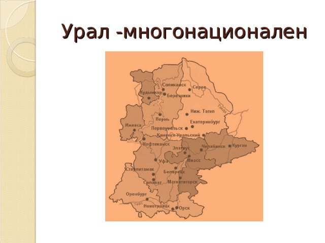 Урал -многонационален 