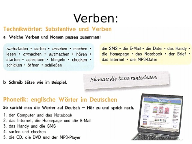 Verben: 