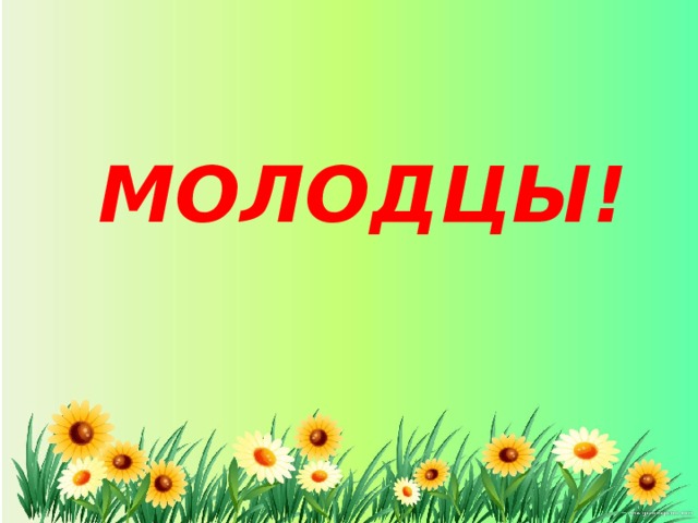 МОЛОДЦЫ! 