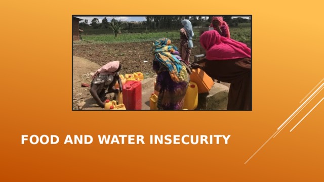 Food and Water Insecurity 