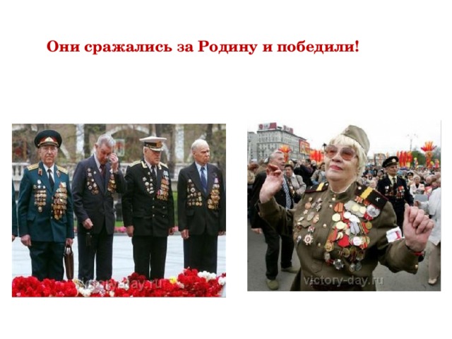 Они сражались за Родину и победили!