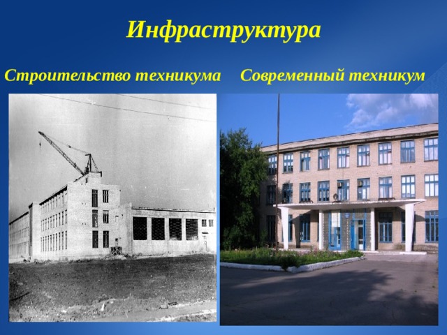 Инфраструктура Строительство техникума  Современный техникум 8 
