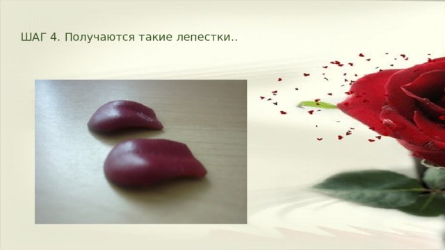 ШАГ 4. Получаются такие лепестки.. 