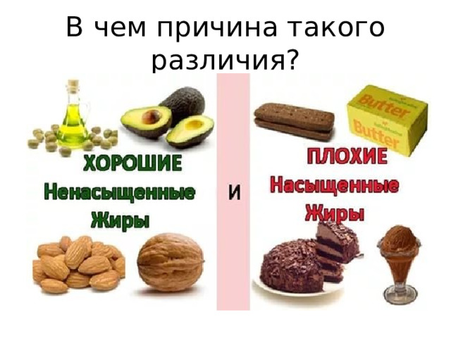 В чем причина такого различия? 