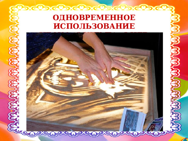 ОДНОВРЕМЕННОЕ ИСПОЛЬЗОВАНИЕ НЕСКОЛЬКИХ ПАЛЬЦЕВ 