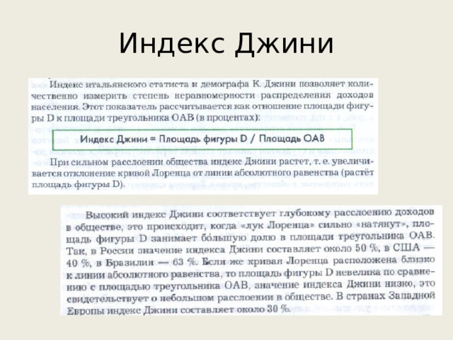 Индекс Джини 