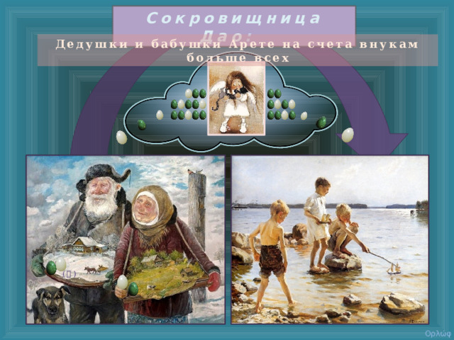 Сокровищница Дао : Дедушки и бабушки Арете на счета внукам больше всех   ( 德 )  Ορλώφ  
