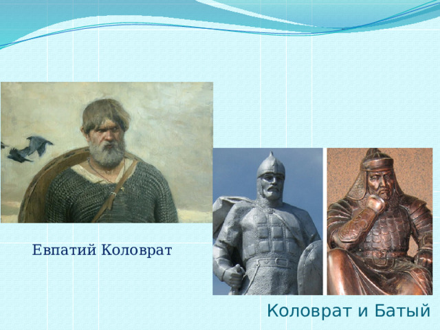 Евпатий Коловрат  Коловрат и Батый 