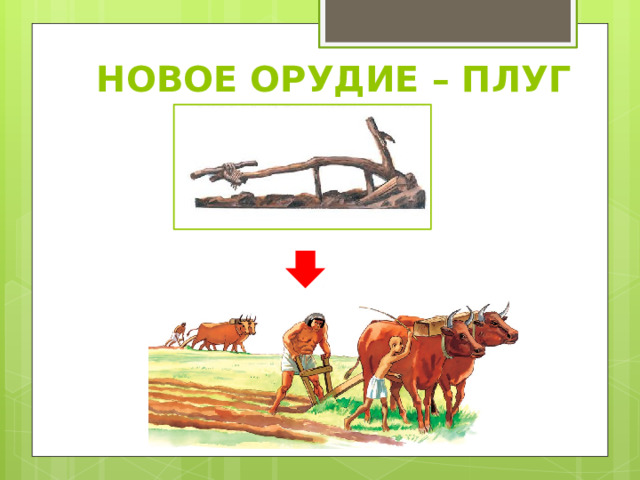 НОВОЕ ОРУДИЕ – ПЛУГ 