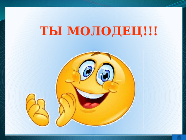  ТЫ МОЛОДЕЦ!!! 