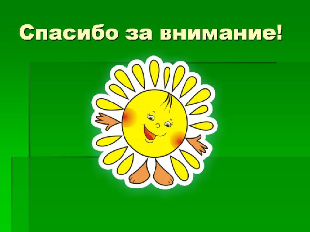 Спасибо за внимание ! 