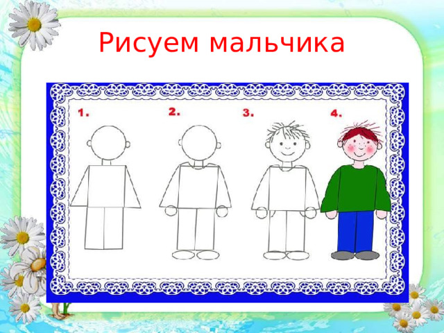 Рисуем мальчика 