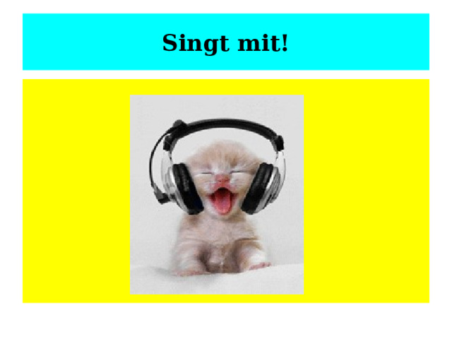Singt mit! 