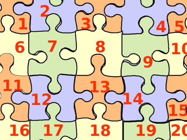 2 1 3 5 4 7 8 6 10 9 11 13 14 12 15 17 19 20 16 18 