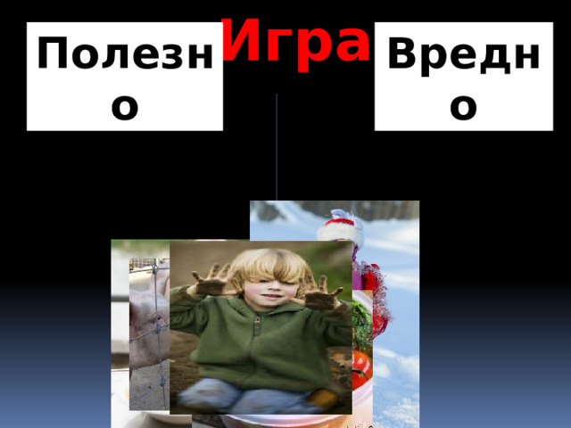 Игра Полезно Вредно  