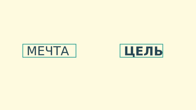 МЕЧТА ЦЕЛЬ 