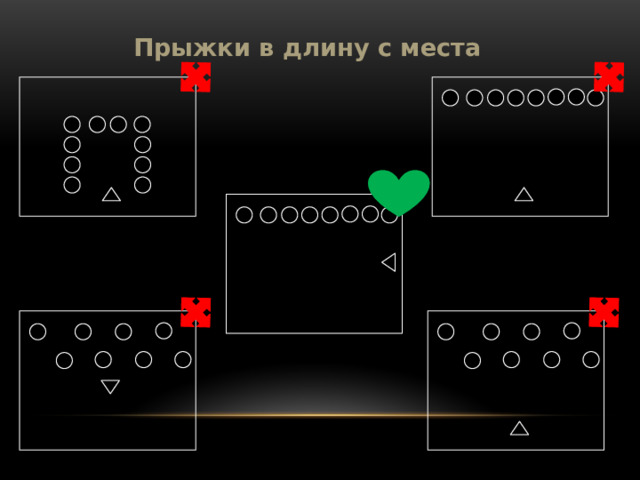 Прыжки в длину с места 
