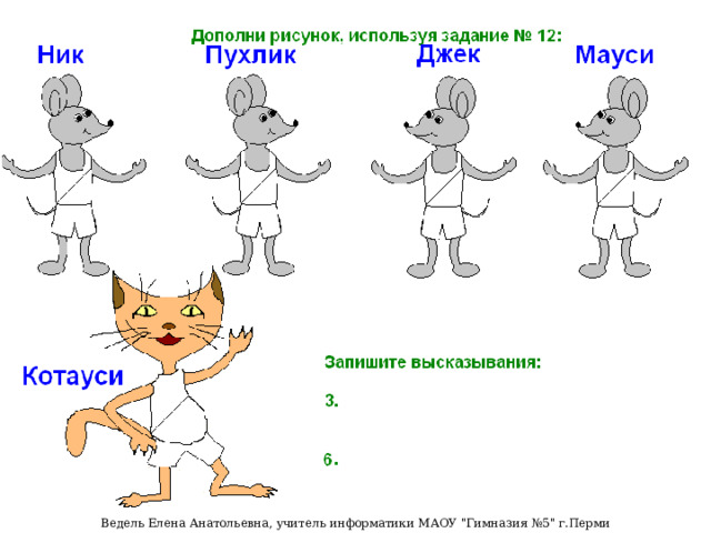 Ведель Елена Анатольевна, учитель информатики МАОУ 