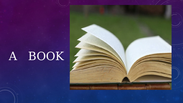 A book     