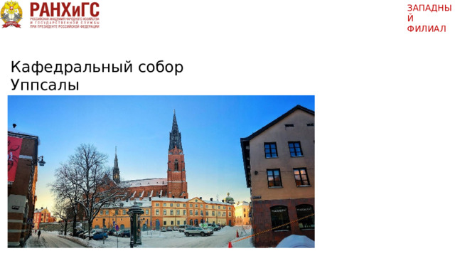 ЗАПАДНЫЙ ФИЛИАЛ   Кафедральный собор Уппсалы   